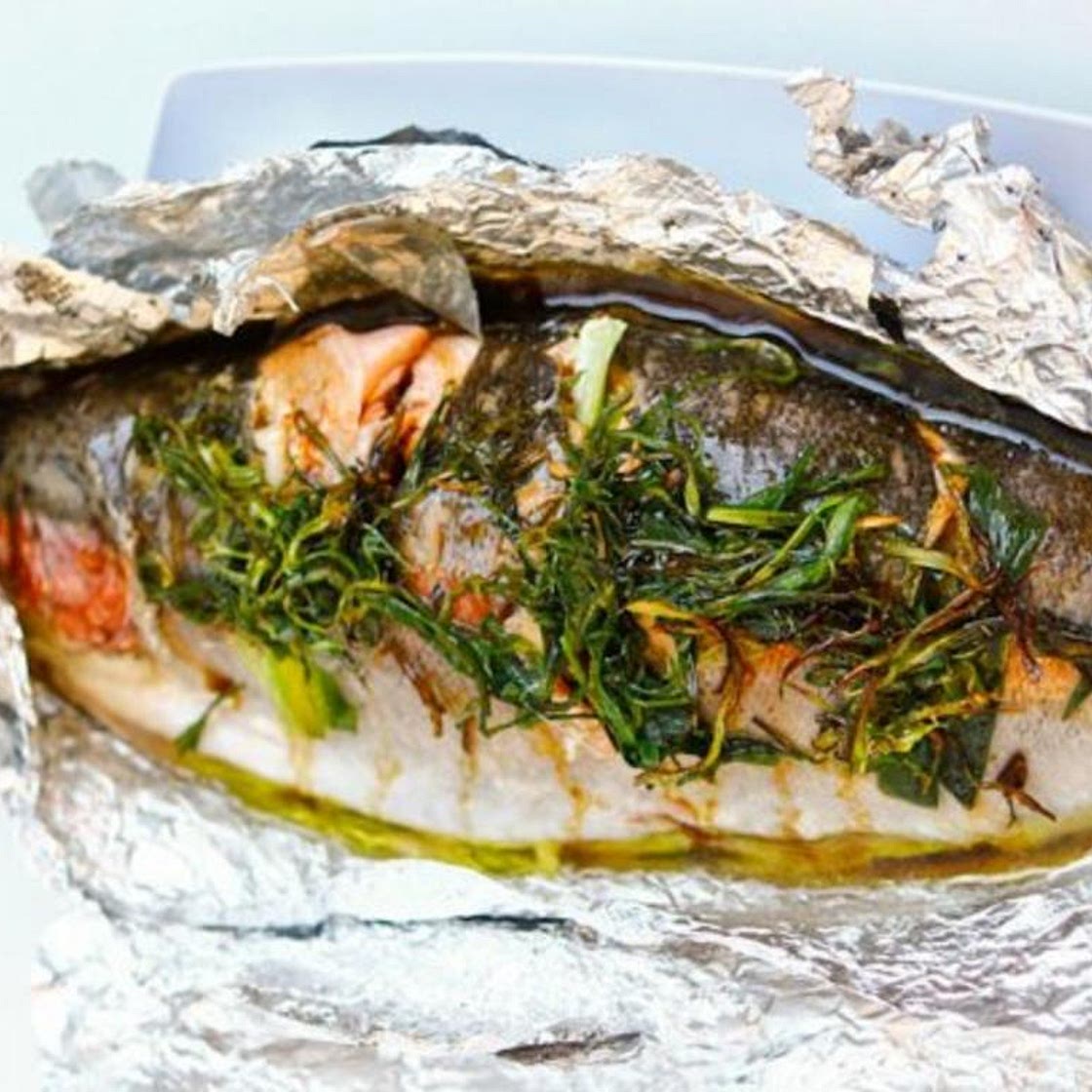 Grill Forelle - Low Carb