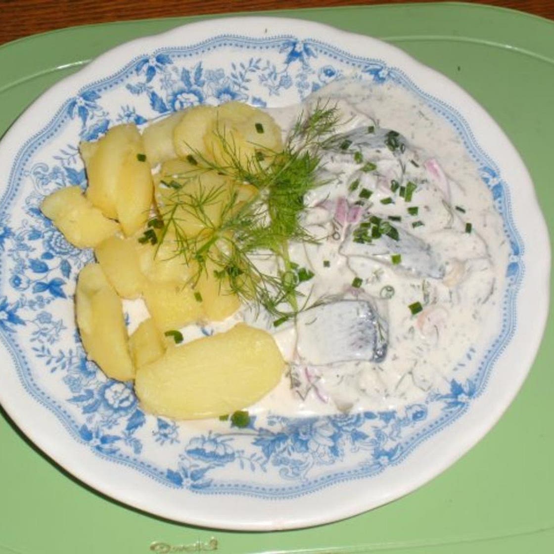 Sahne Hering mit Dill
