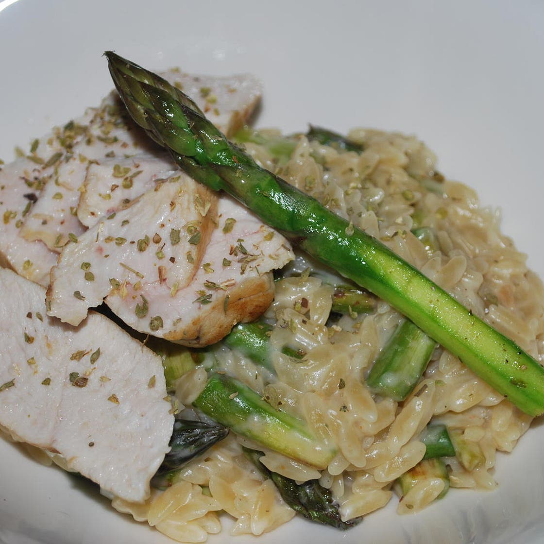 Spargel-Pastasotto
