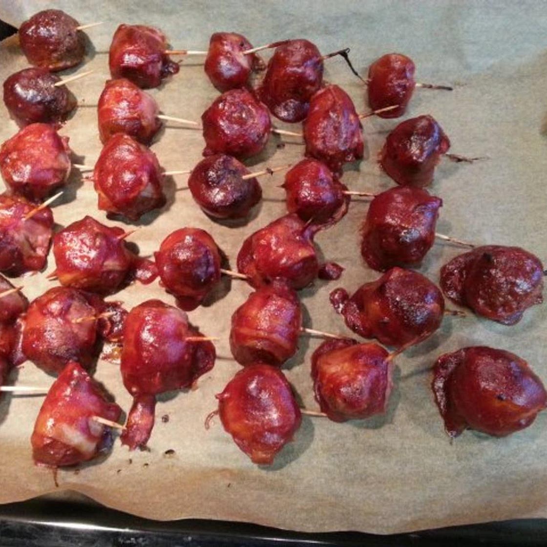 ~ BBQ-Moink-Balls mit Bacon~