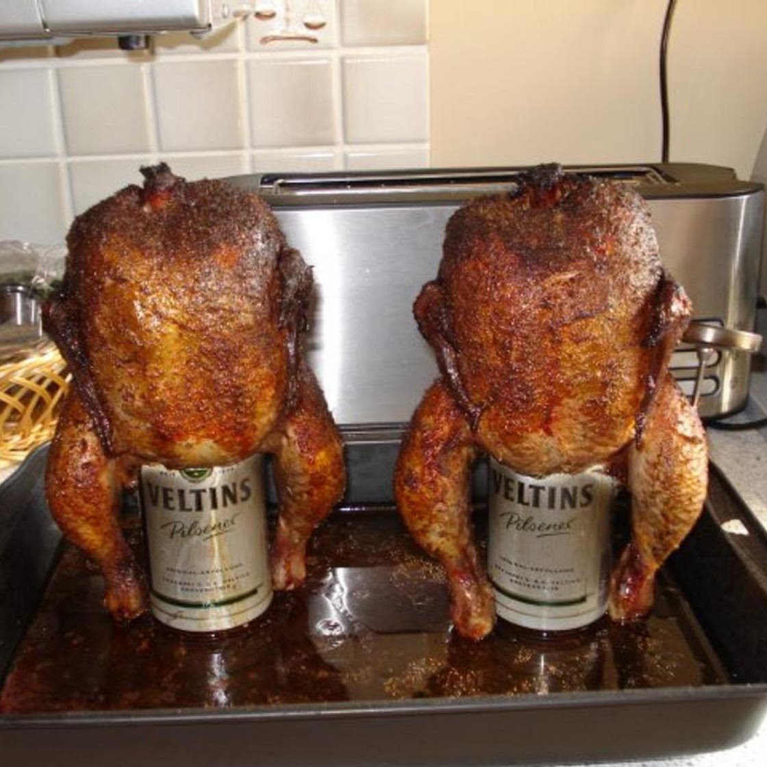 BBQ Beer Butt Chicken
