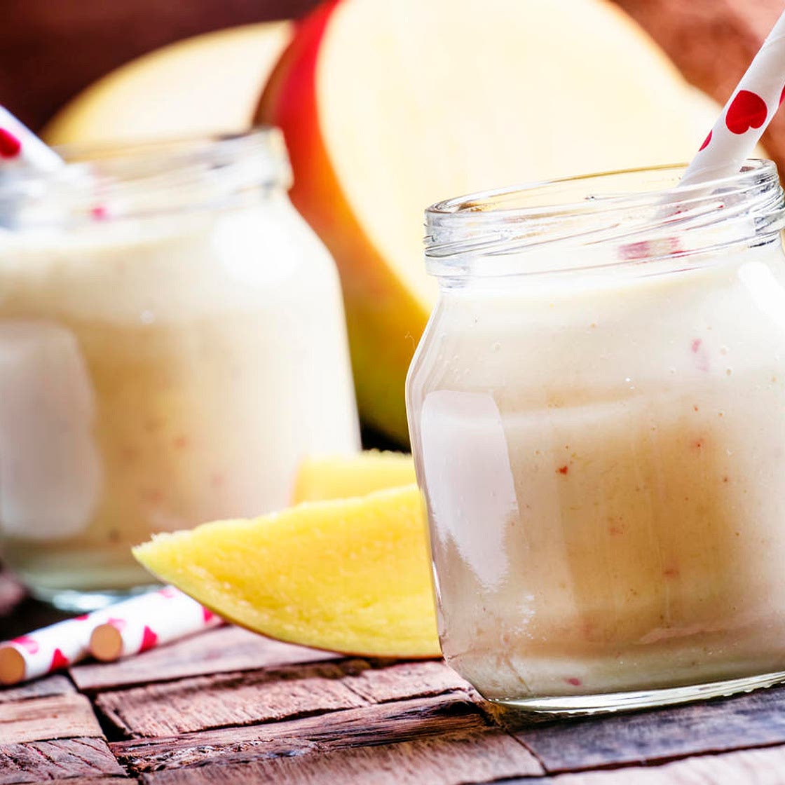 Weißer Smoothie