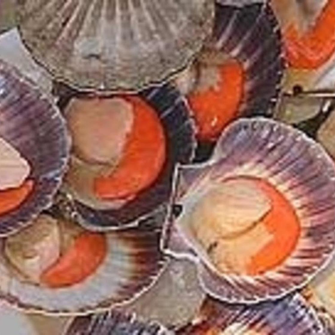 Jakobsmuscheln mit Ingwerbutter