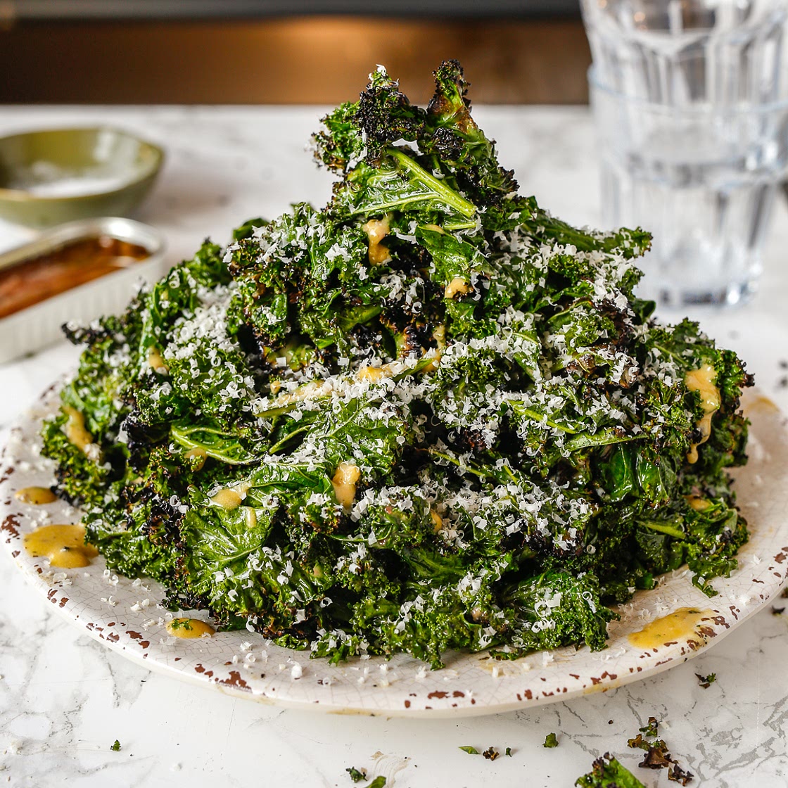 Grilled Kale Caesar - Whole30, Paleo | PrimalGourmet