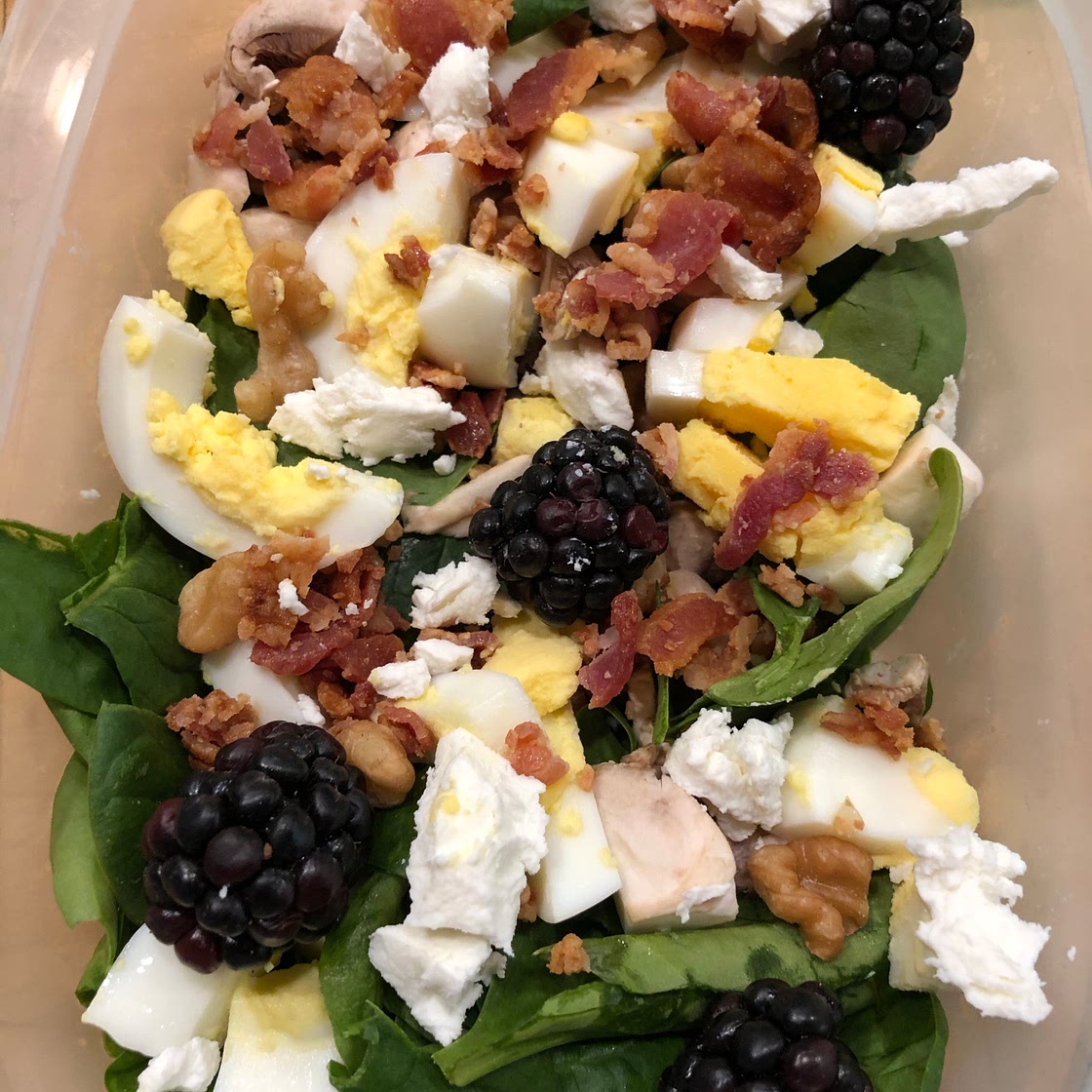 My Spinach salad