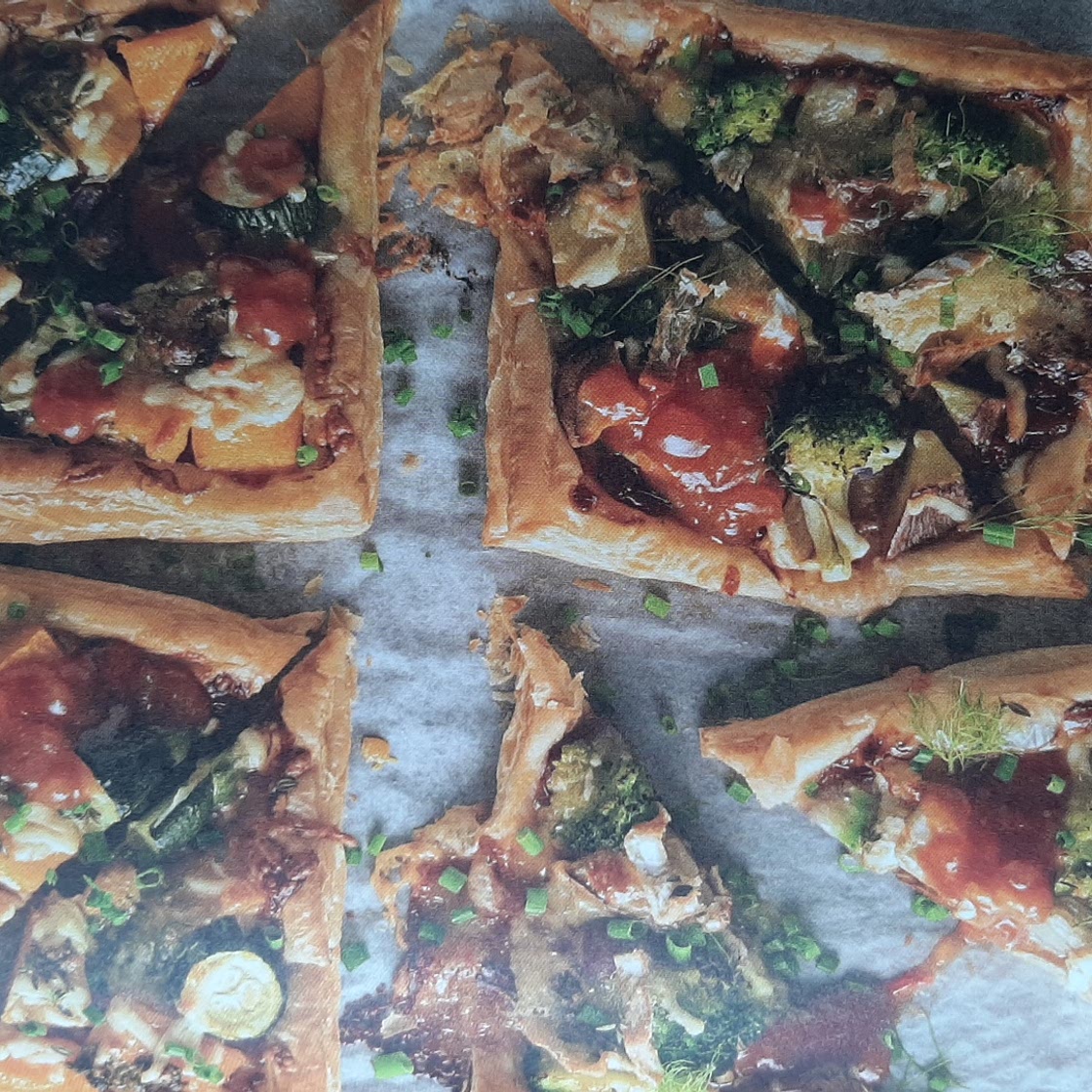 Left over Vege Tarts