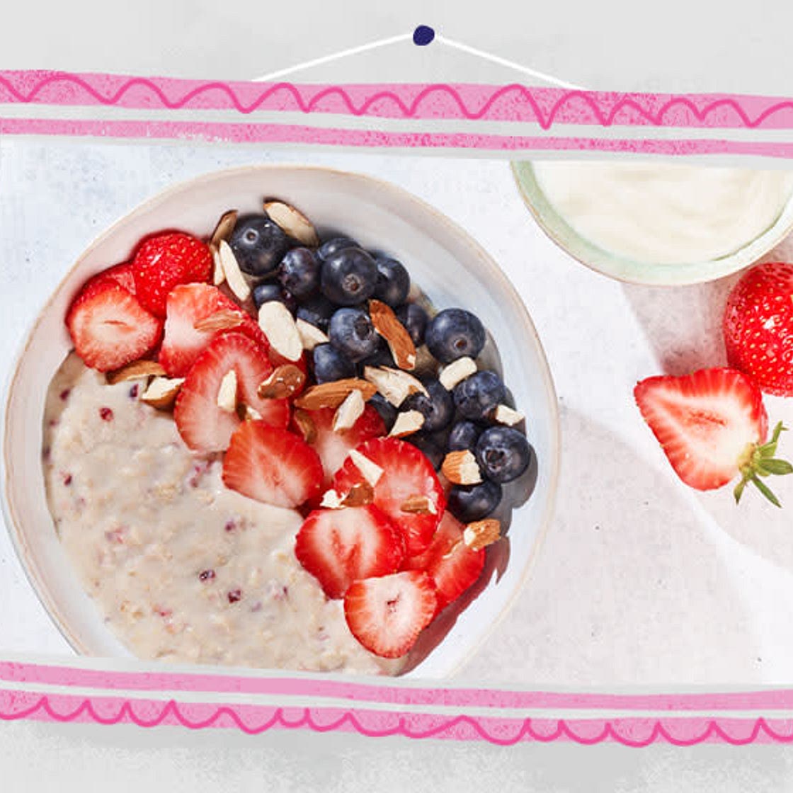STEP 2 Mixed Berry Porridge with Nuts and Berries