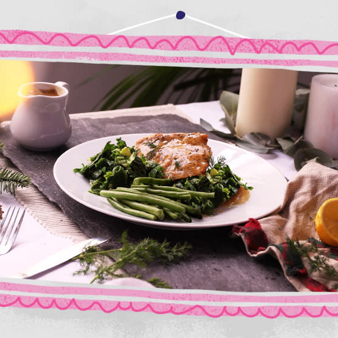 STEP 2 Turkey Piccata with Veg