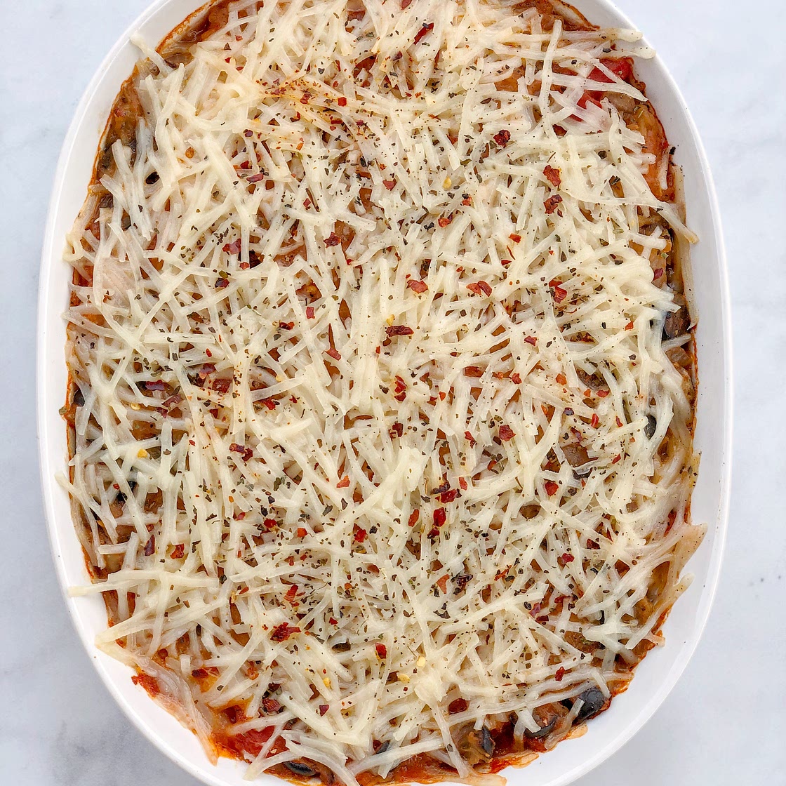6-Ingredient Spaghetti Squash Pizza Casserole