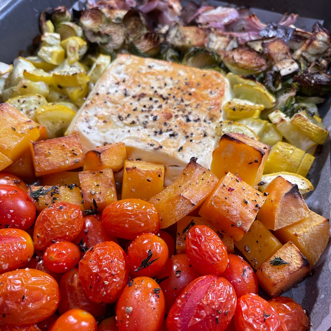 Rainbow Veggies with Feta