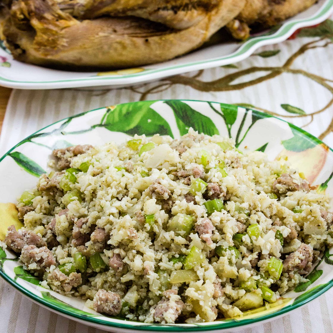 Keto Sausage Stuffing