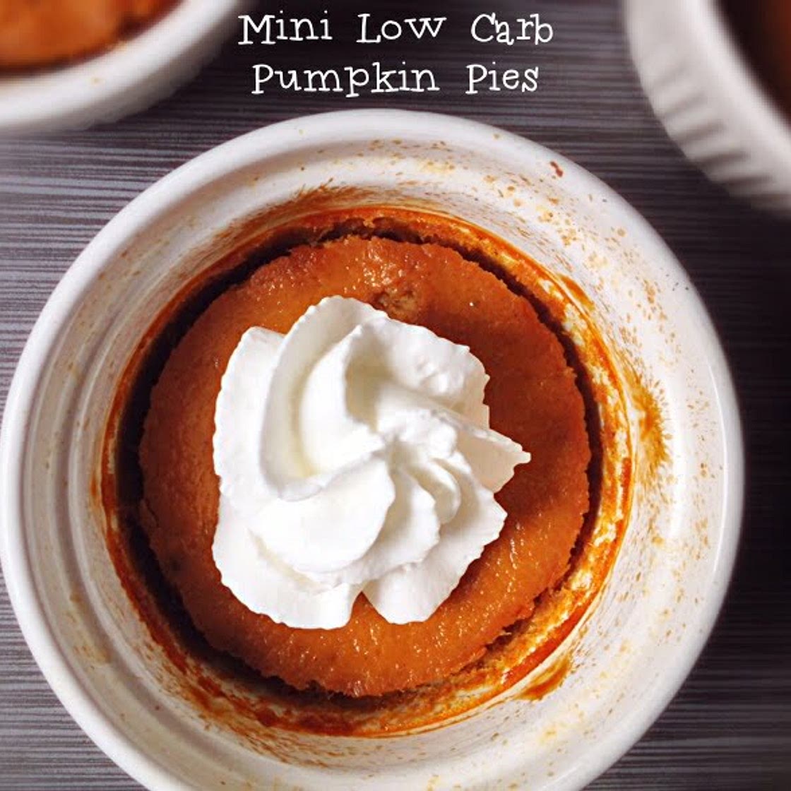 Mini Low Carb Pumpkin Pie Recipe