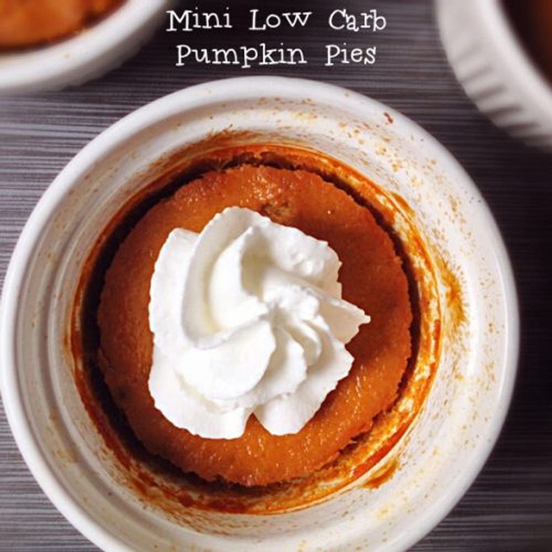 Mini Low Carb Pumpkin Pie Recipe