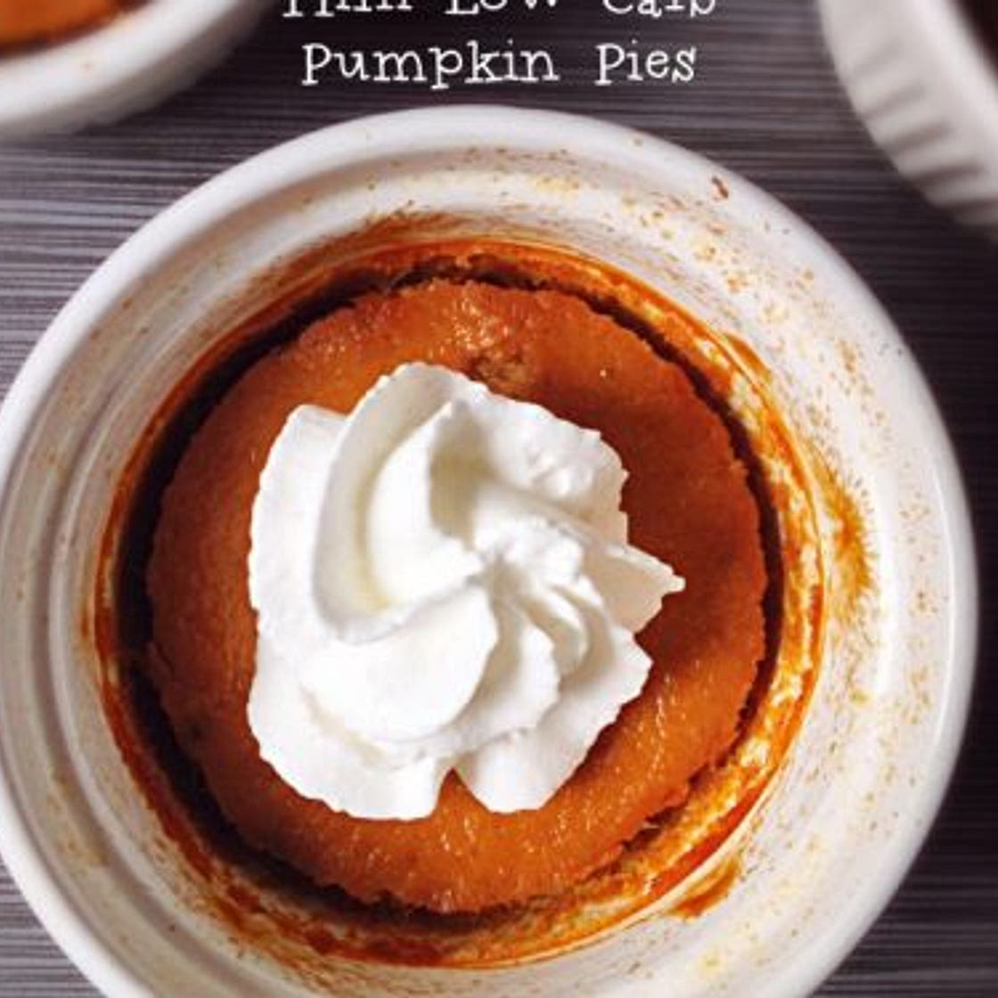 Mini Low Carb Pumpkin Pie Recipe