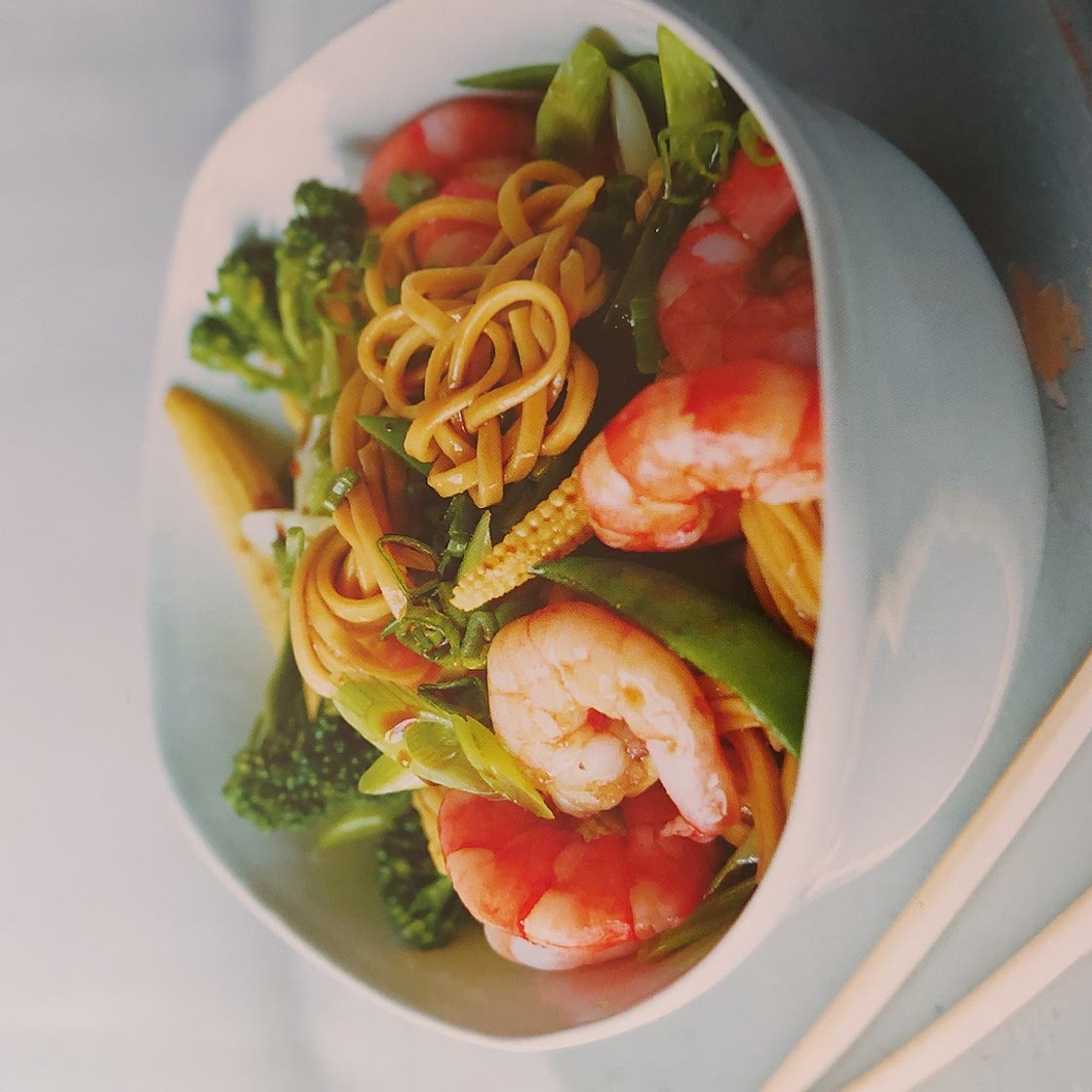 PRAWN AND NOODLE STIR-FRY