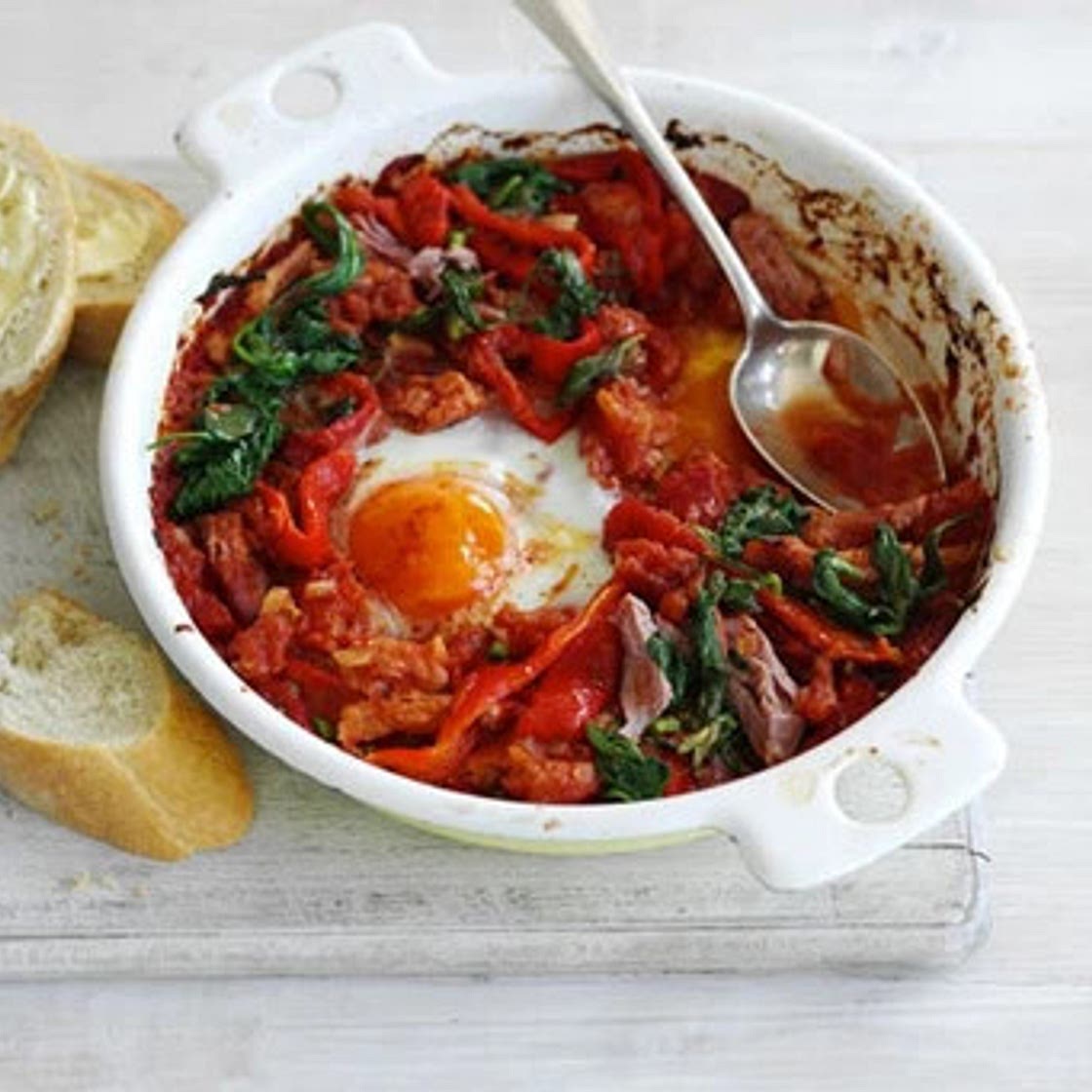 Baked eggs
