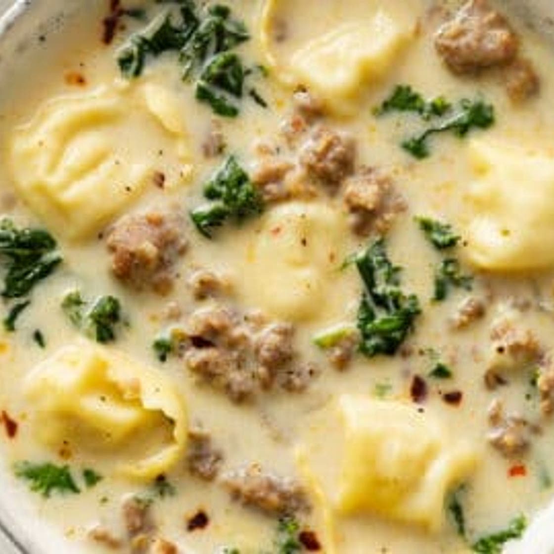 Sausage Tortellini Soup