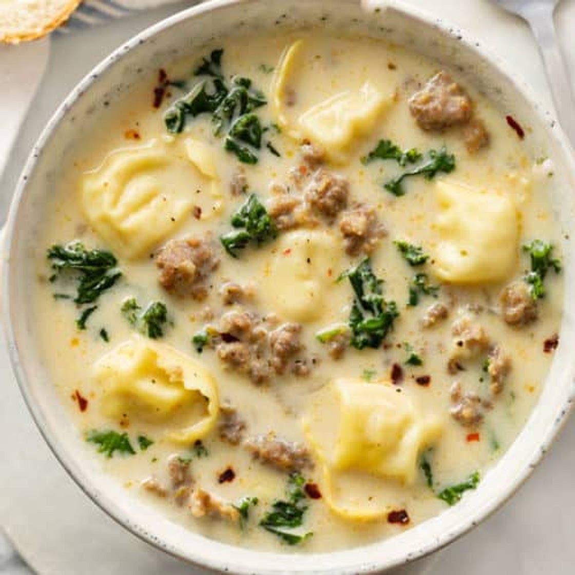 Sausage Tortellini Soup