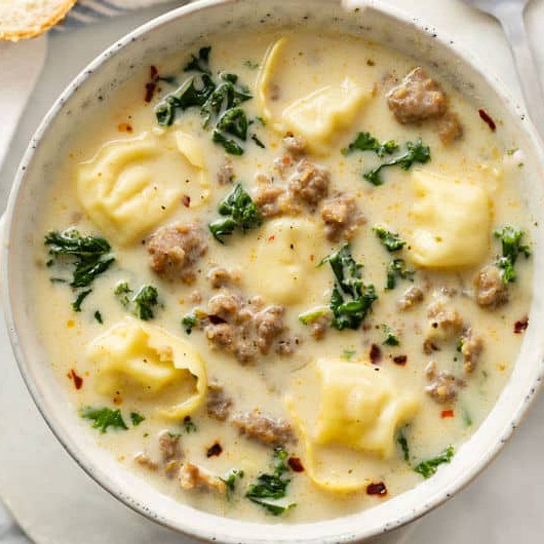 Sausage Tortellini Soup