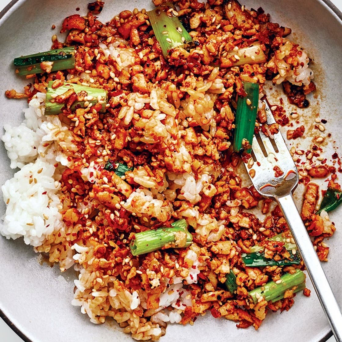 Soy and Scallion Tofu Bowl