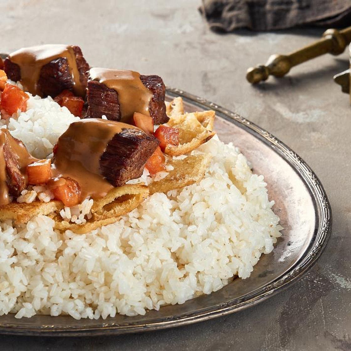 Beef Shank over Egyptian Fatta