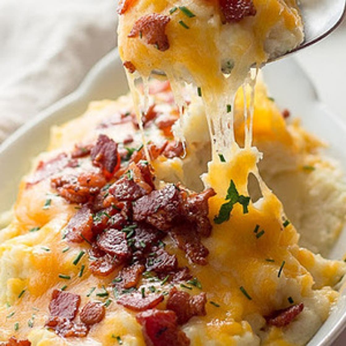 Loaded Cauliflower (low carb, keto) recipes