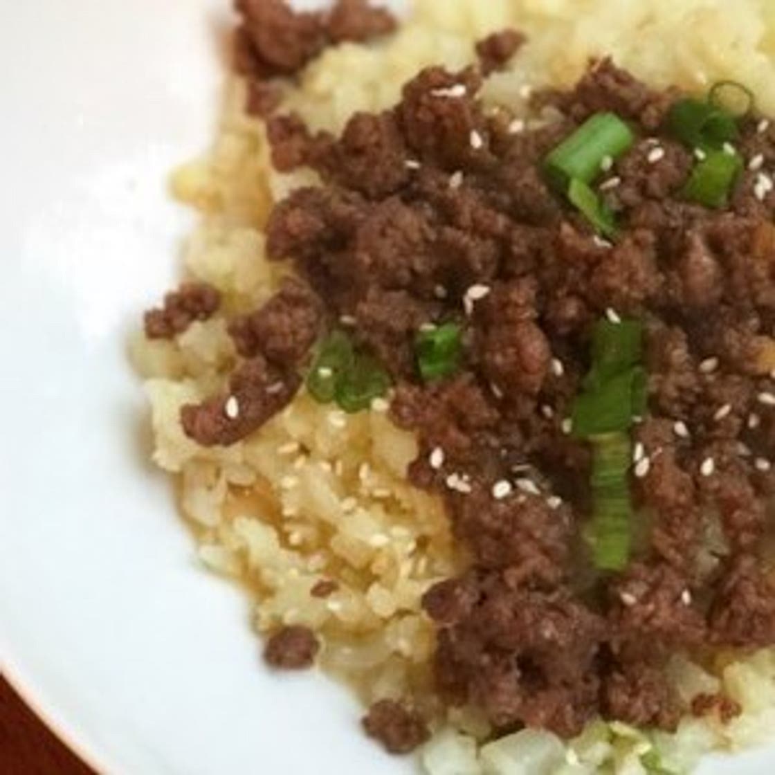 Easy Keto Korean Beef with Cauli Rice