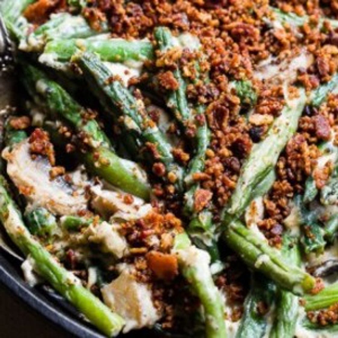 Low Carb Keto Green Bean Casserole