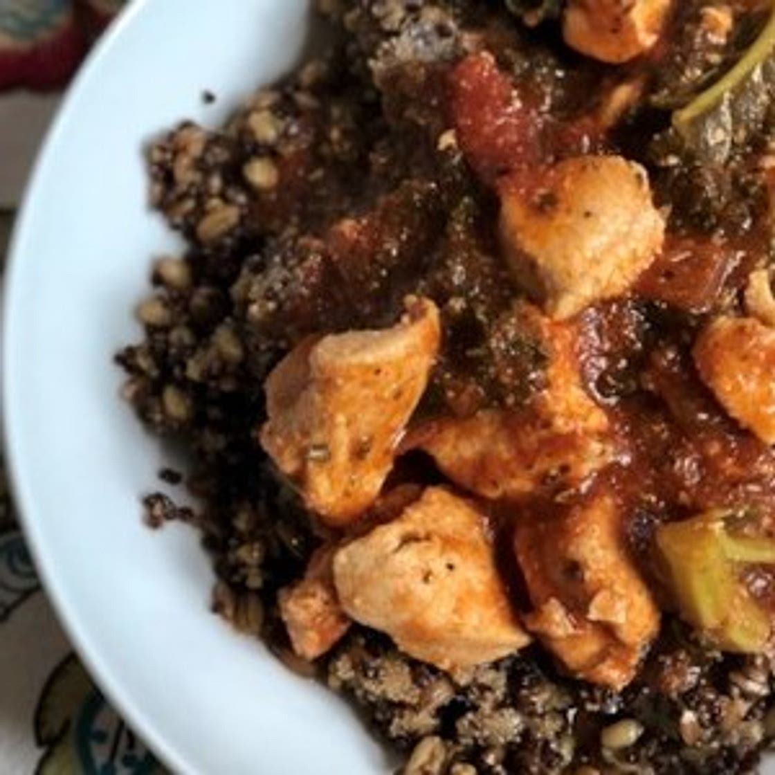 Instant Pot® Keto Chicken and Kale Stew