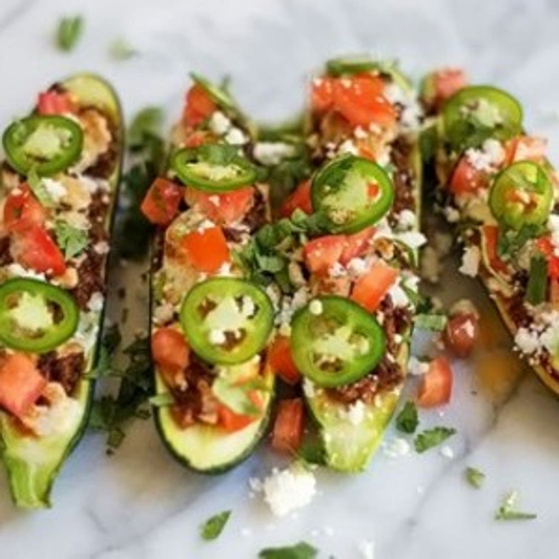 Mexican Zucchini Boats