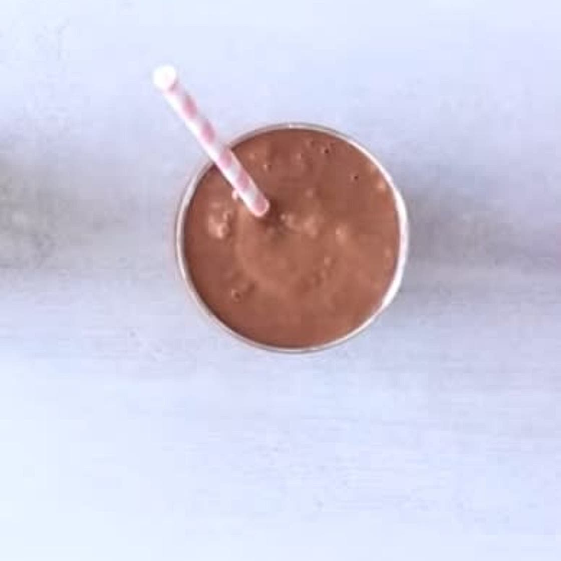 Peanut Butter Banana Smoothie w/ Cocoa