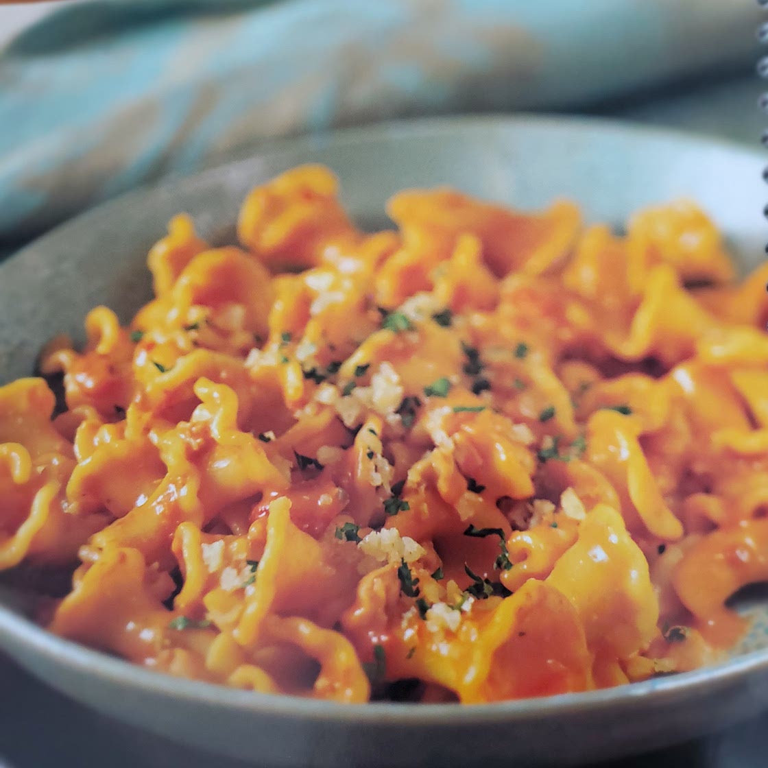 Campanelle with Creamy Tomato-Clam Sauce