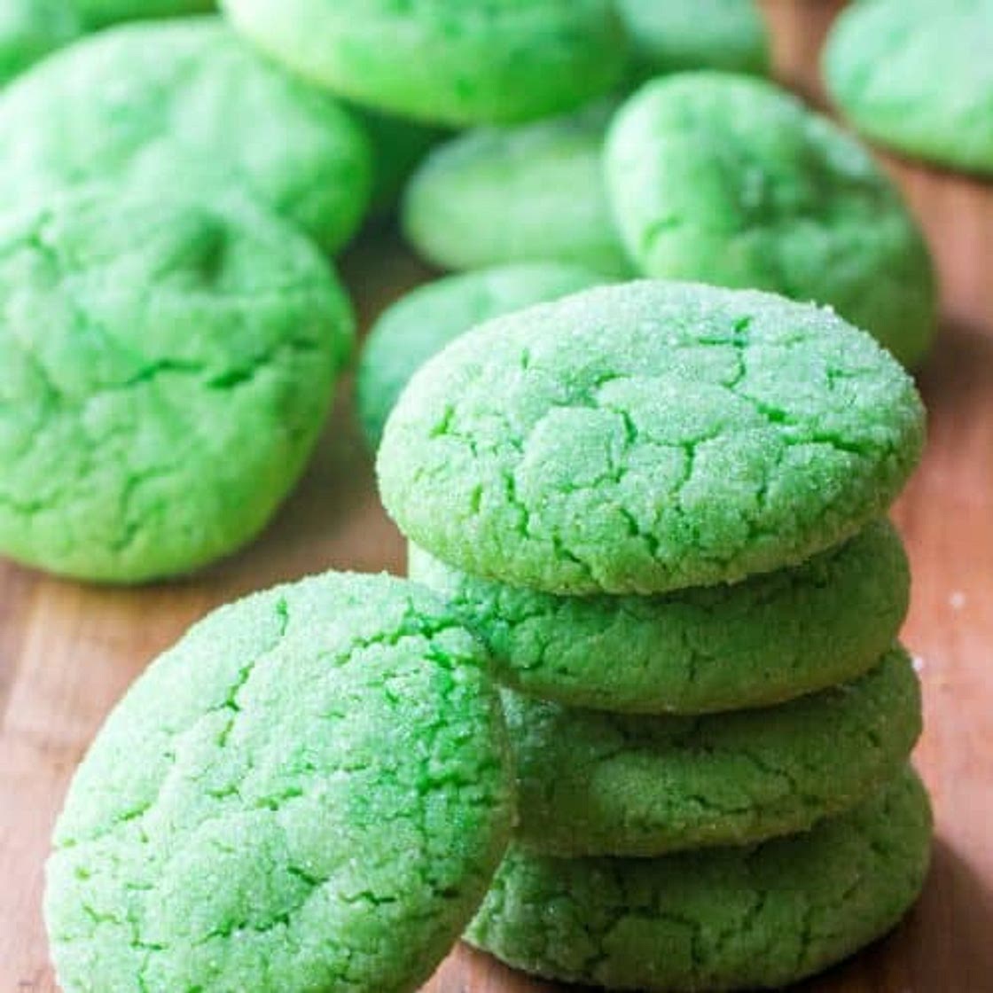 Green Soft Sugar Cookies