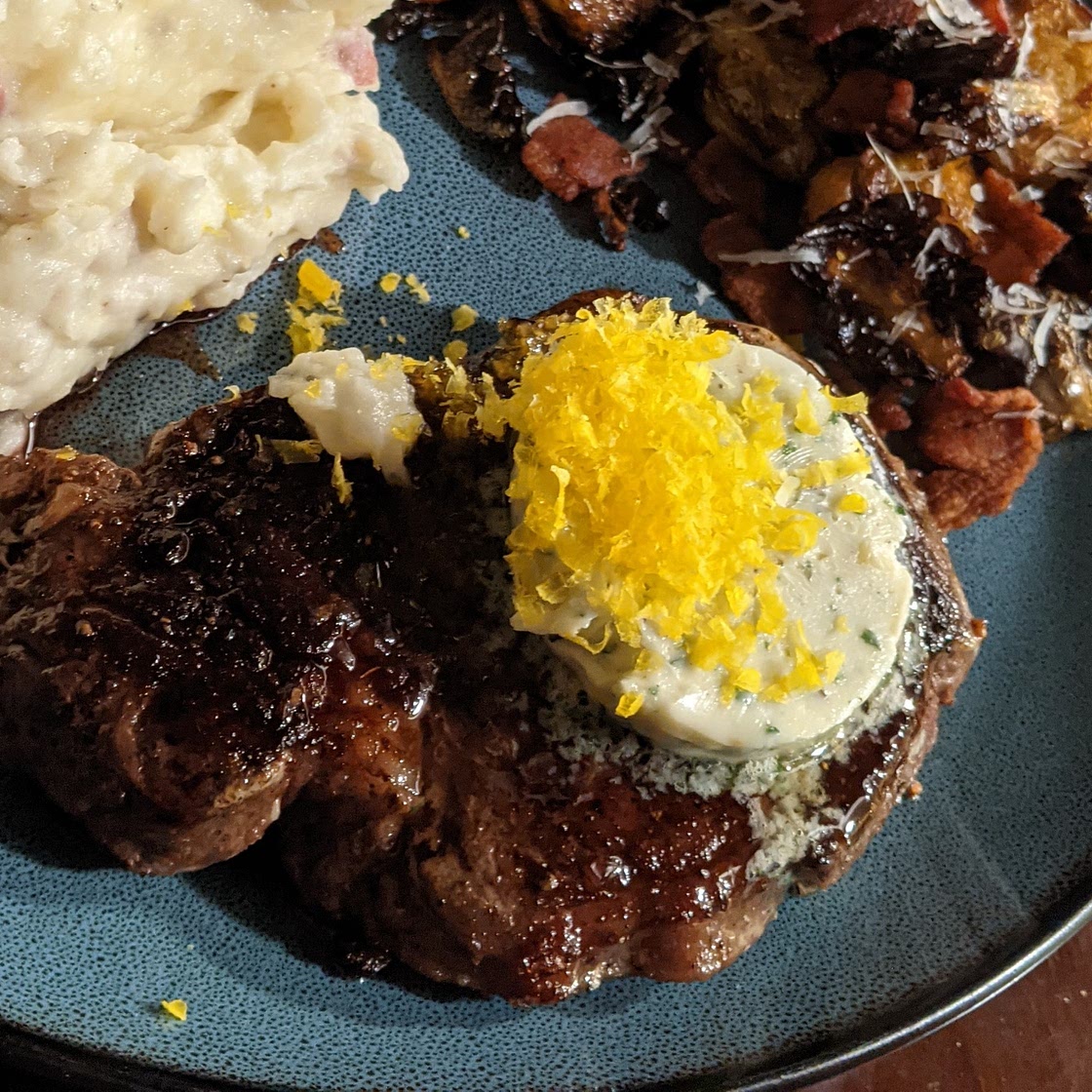 Compound Butter - Garlic, Lemon, Parsley