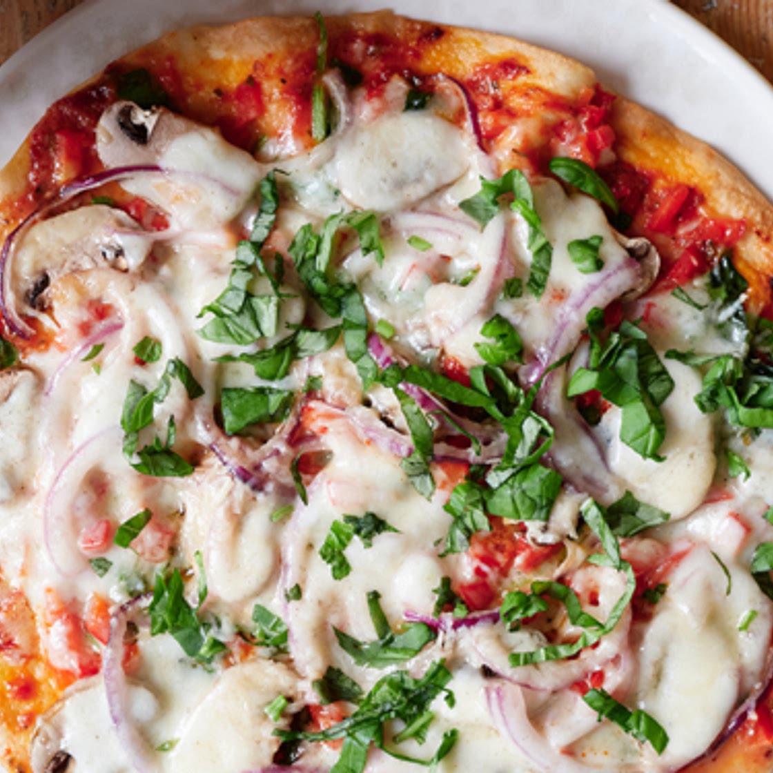 Tortilla pizza | Second Nature Guides