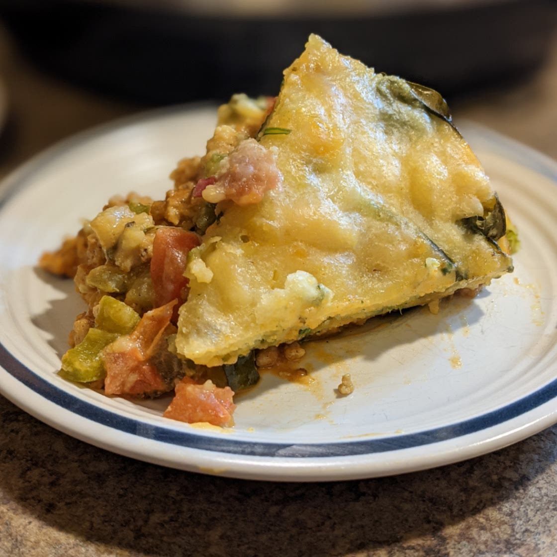Instant Pot Bacon Cheeseburger Pie