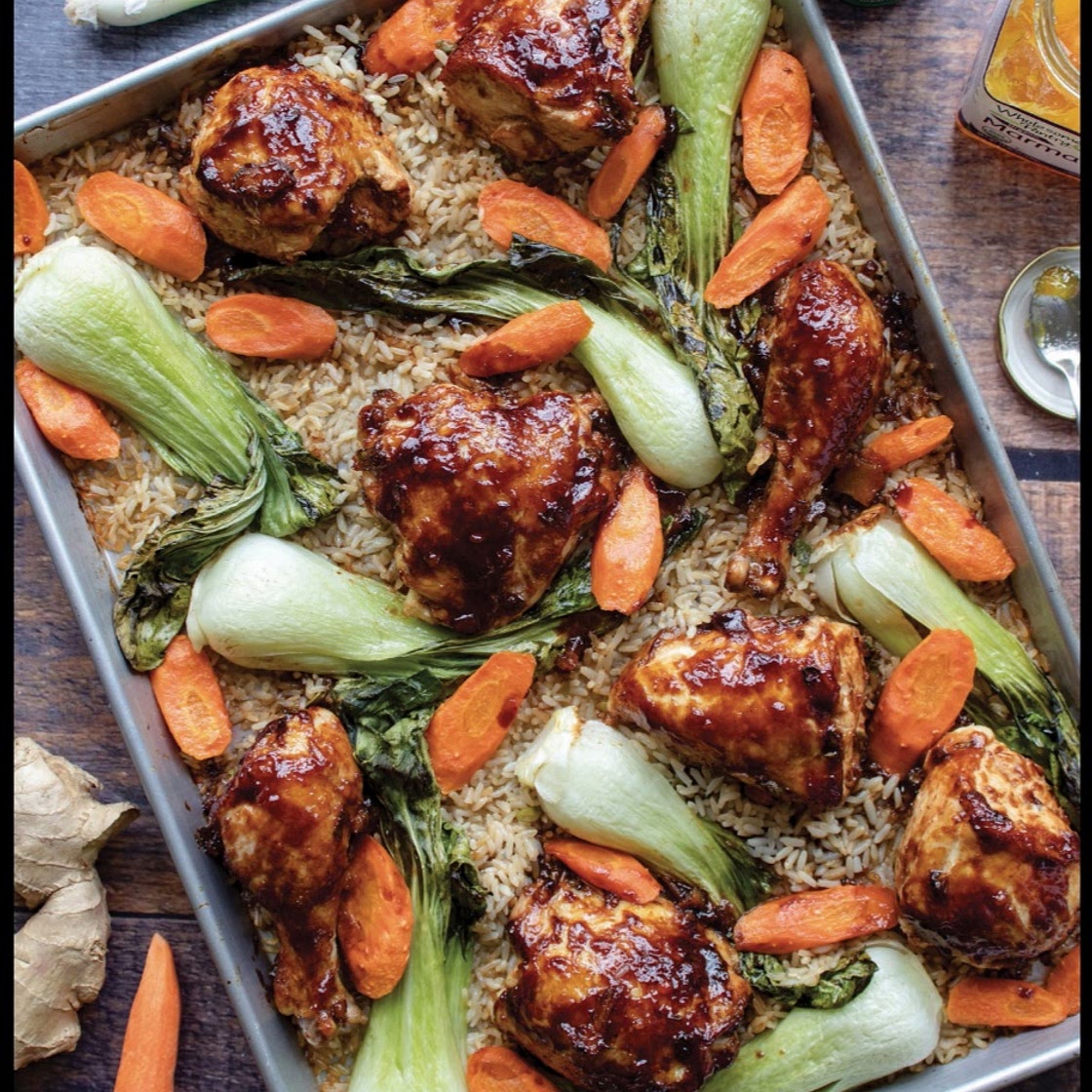 Hoisin- Marmalade chicken
