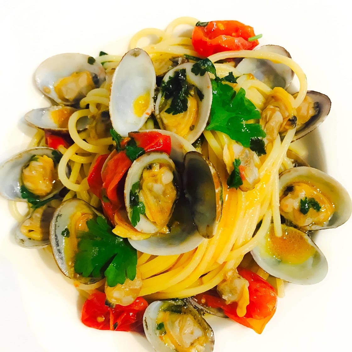 Les Spaghetti à la vongole de Fabio