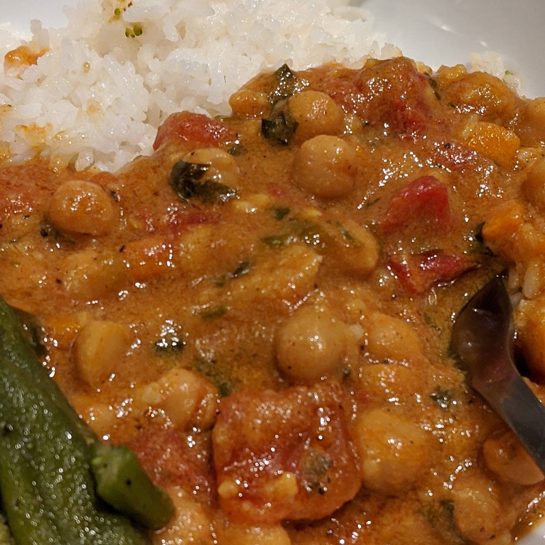 Curry chickpeas