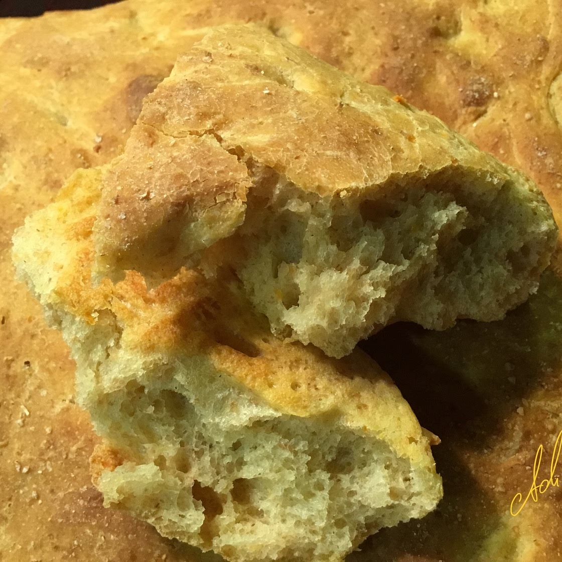 Focaccia con patate lesse