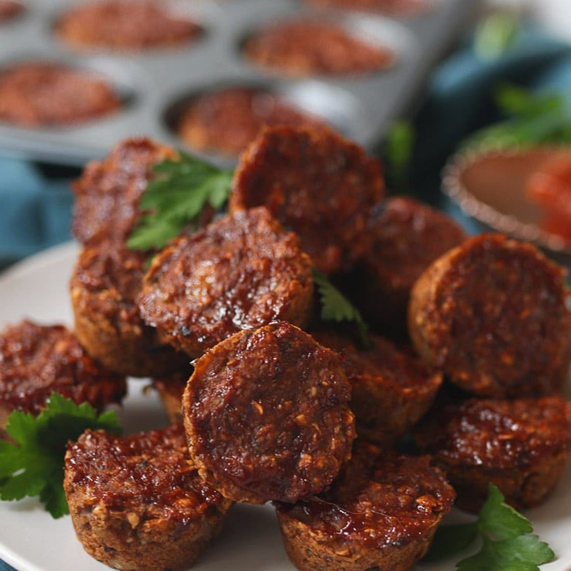 Lentil Vegan Meatloaf Muffins