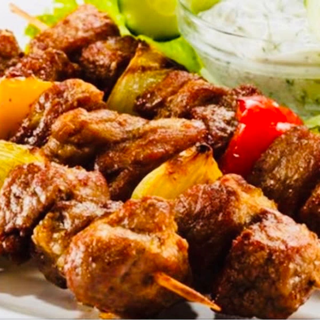 LEBANESE LAMB KEBABS (LAHM MESHWI) لحم مشوي