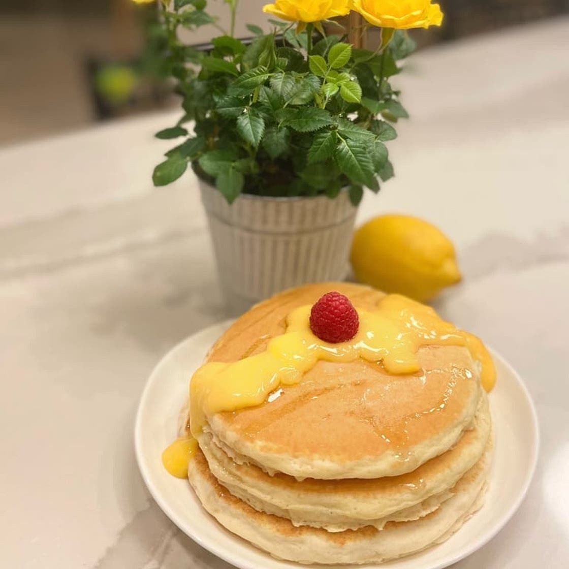 Fact: These Lemon Custard Pancakes Will Make You Jump Out of Bed in the Morning
