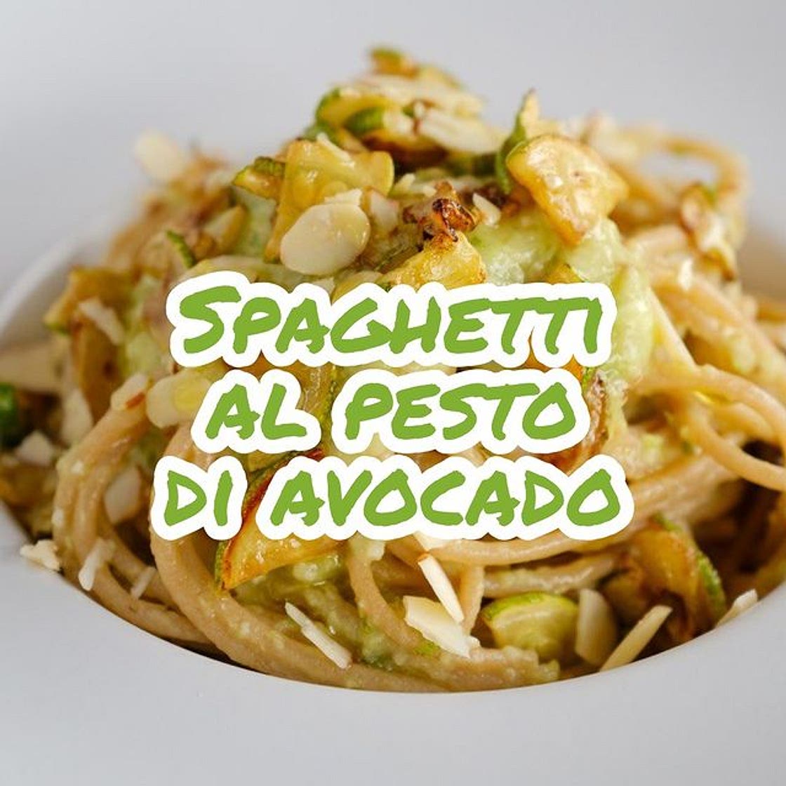 Spaghetti al pesto di avocado
