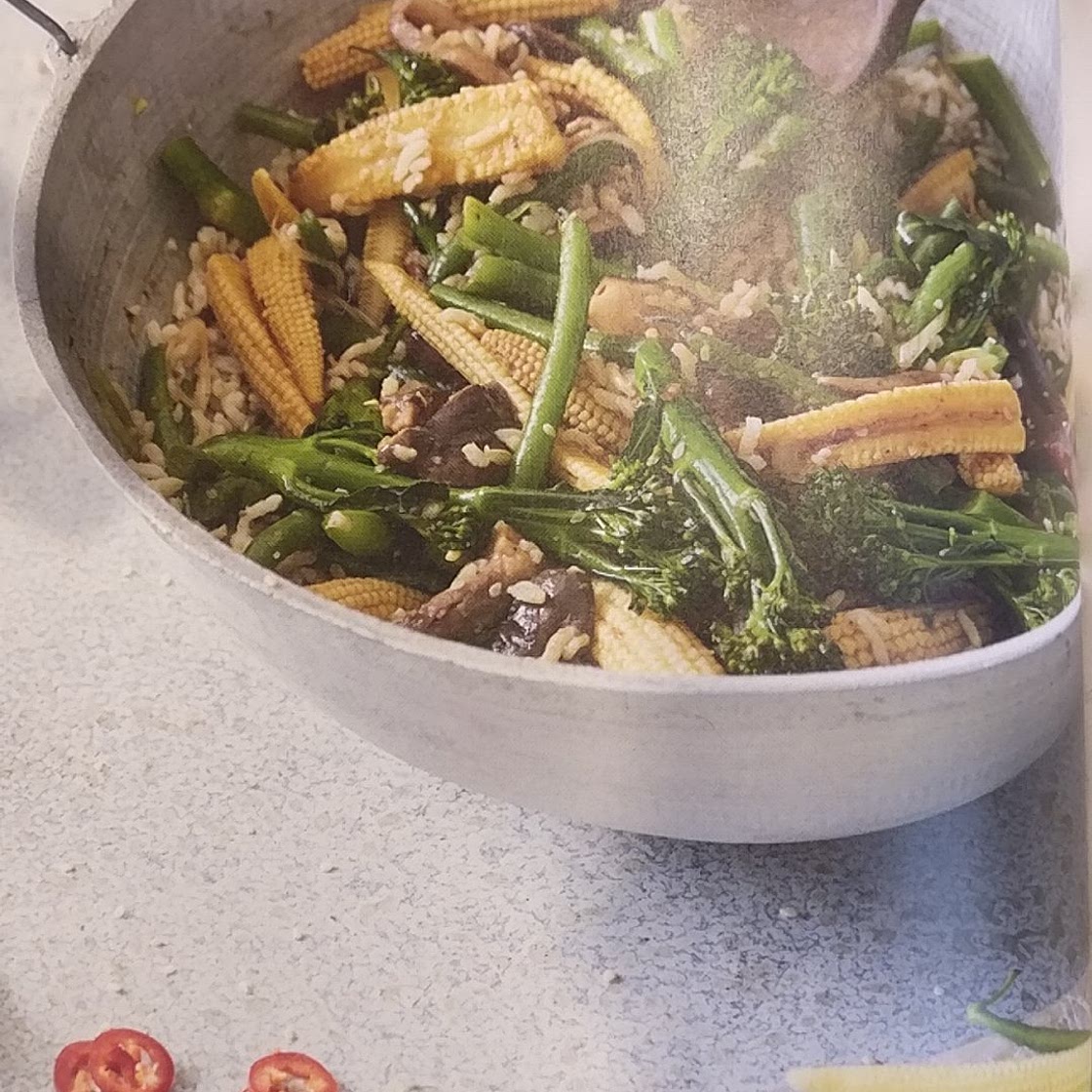 Spicy Szechuan-style Shiitake Stir-fry