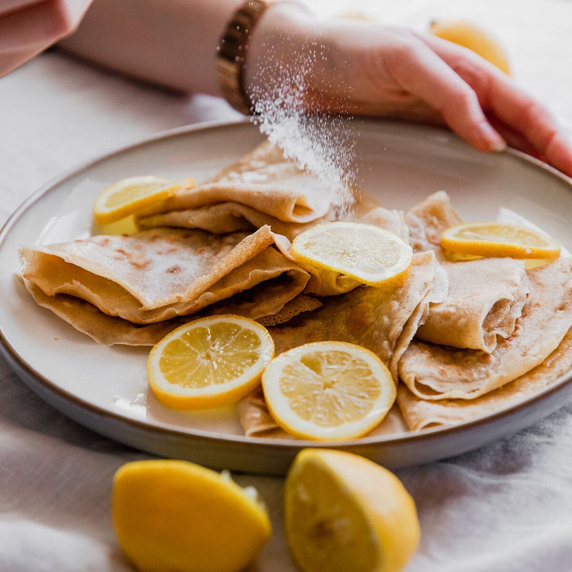 Easy Vegan Crepe Pancake — madeleine olivia