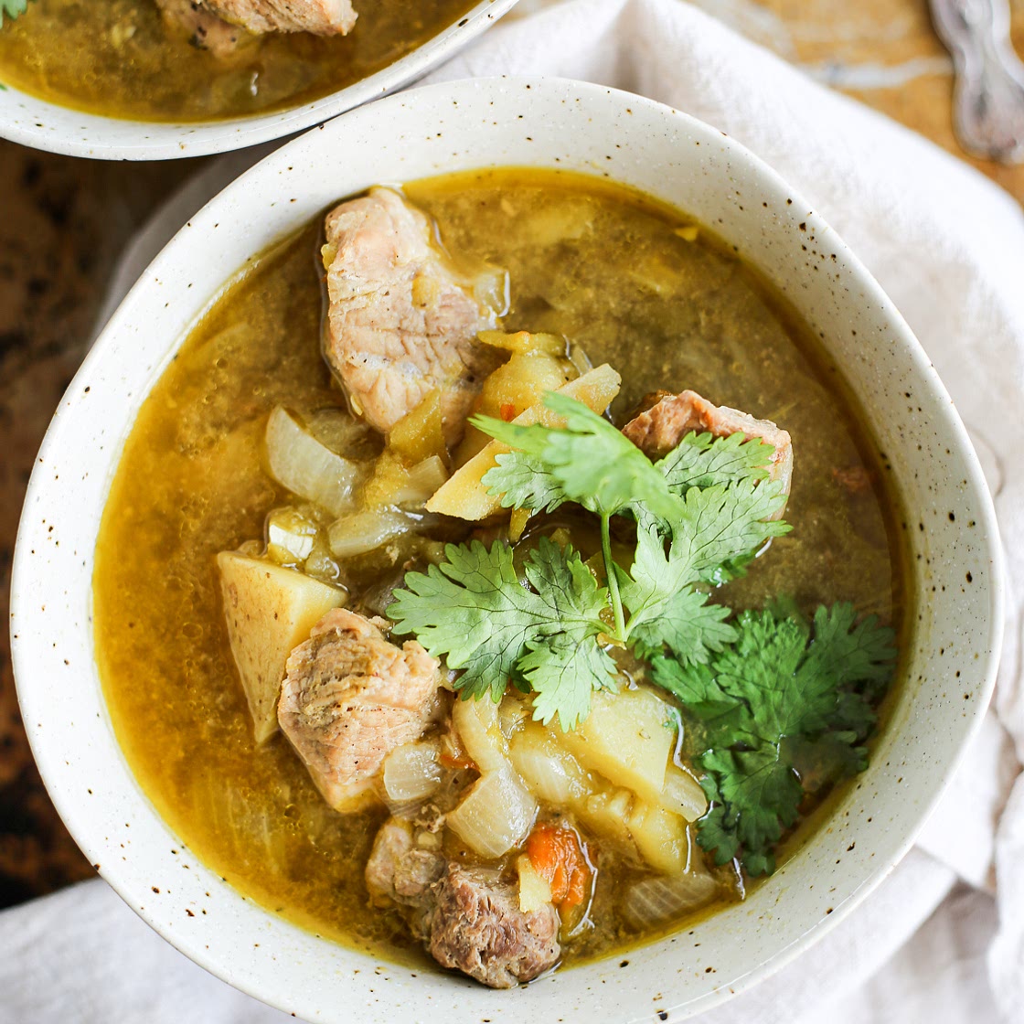 5 Ingredient InstantPot Green Chile Stew