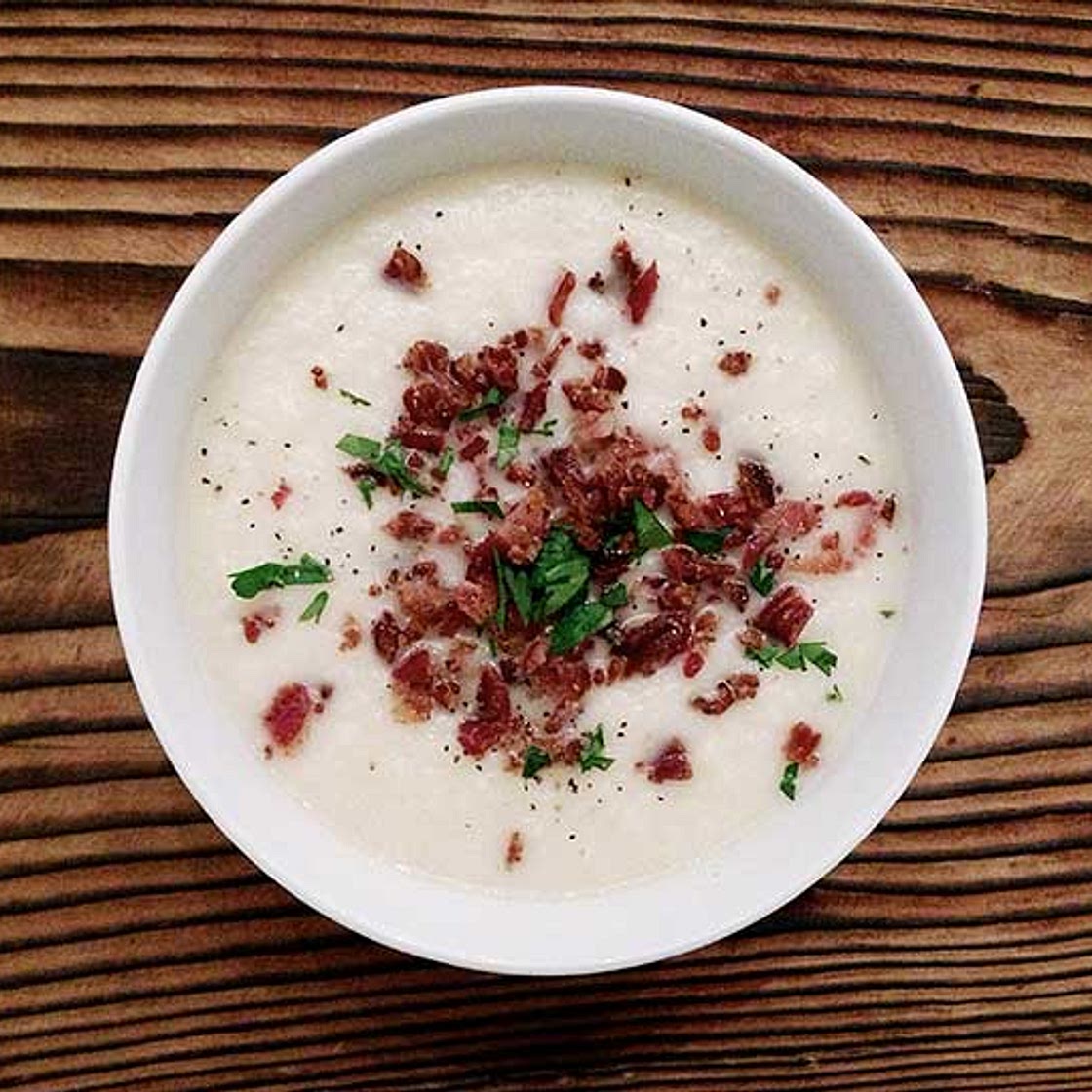 Celeriac Leek Soup