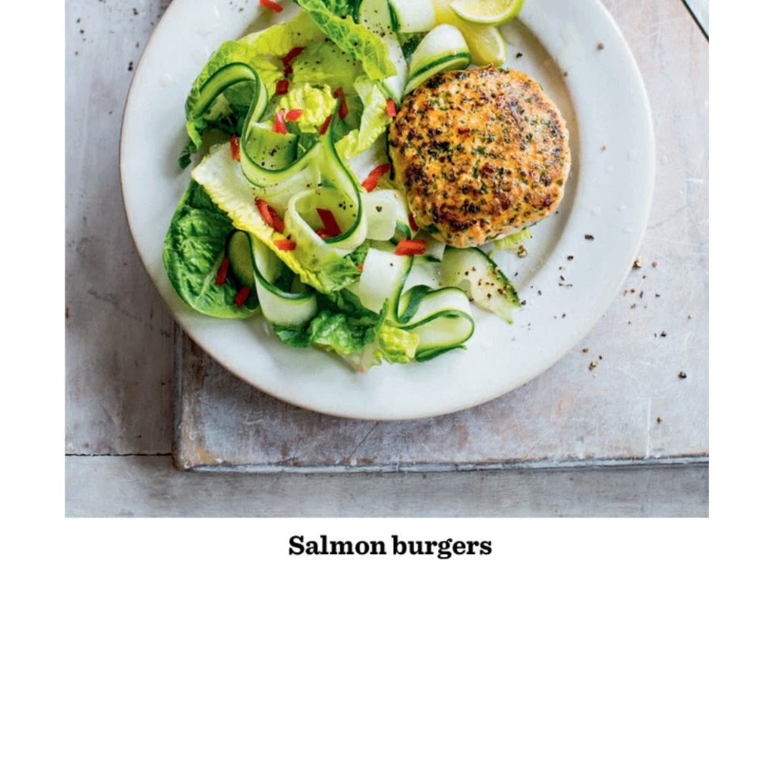 Salmon burgers