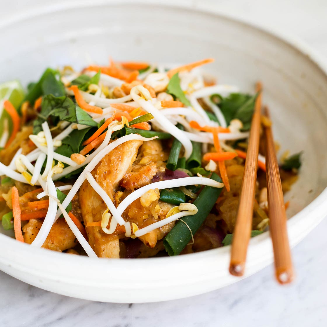 Whole30 Spaghetti Squash Pad Thai